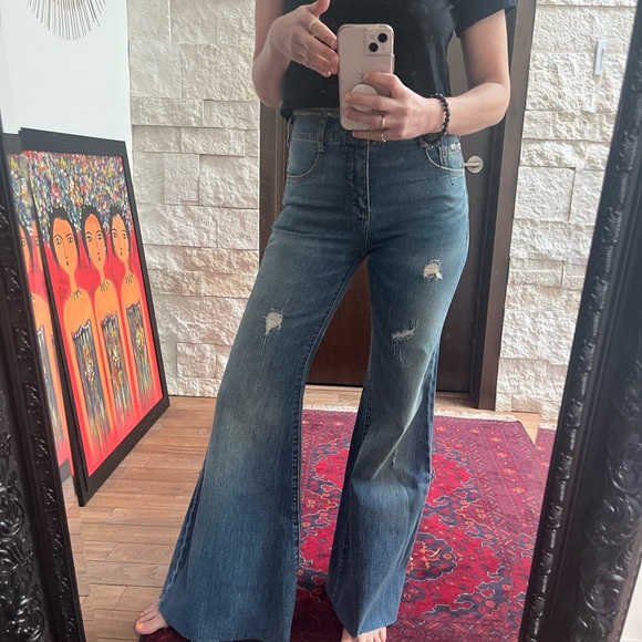 Anthropologie Pilcro Bell Bottoms - New without tags Size 26 - Picture 8 of 9